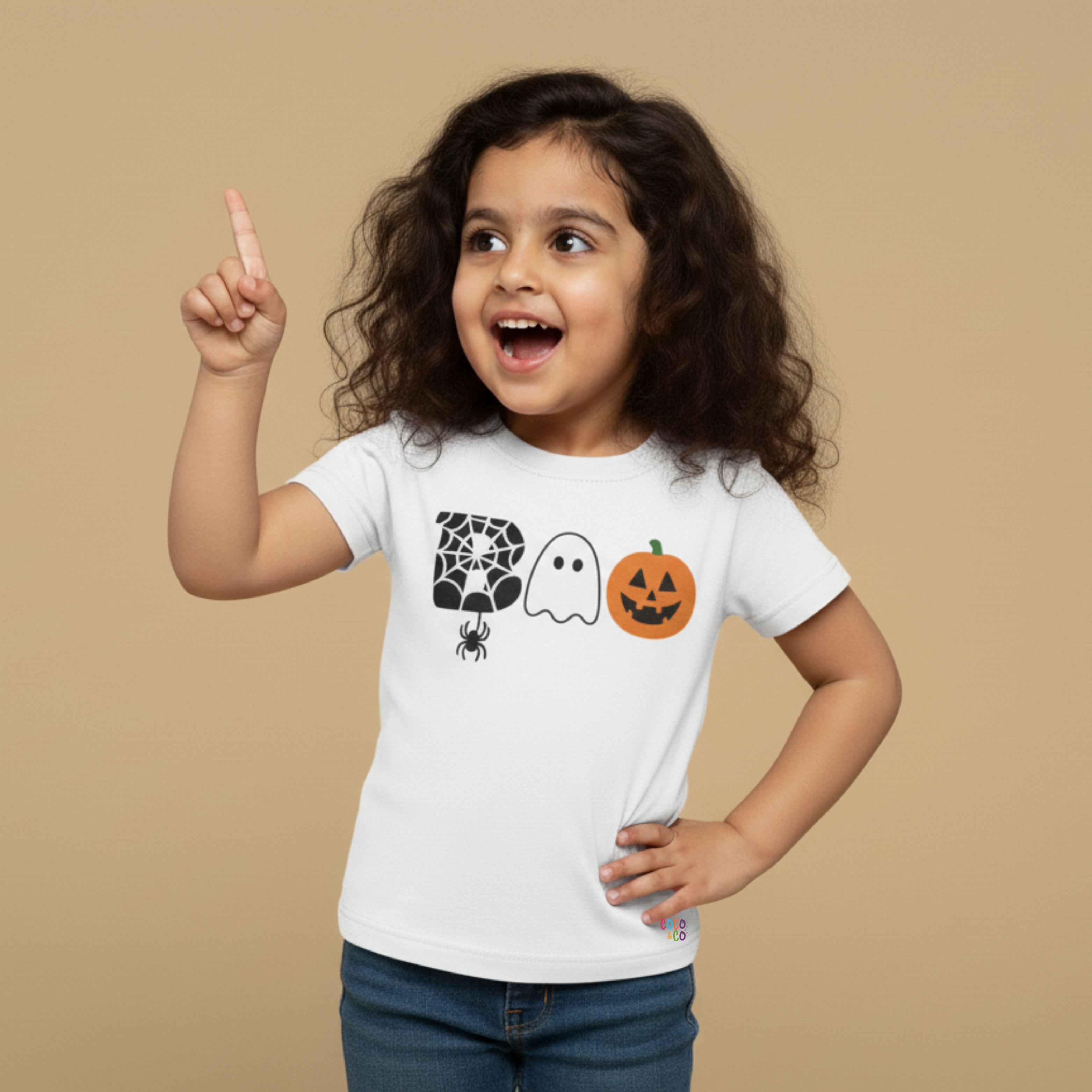 Boo Trio Tee – Black