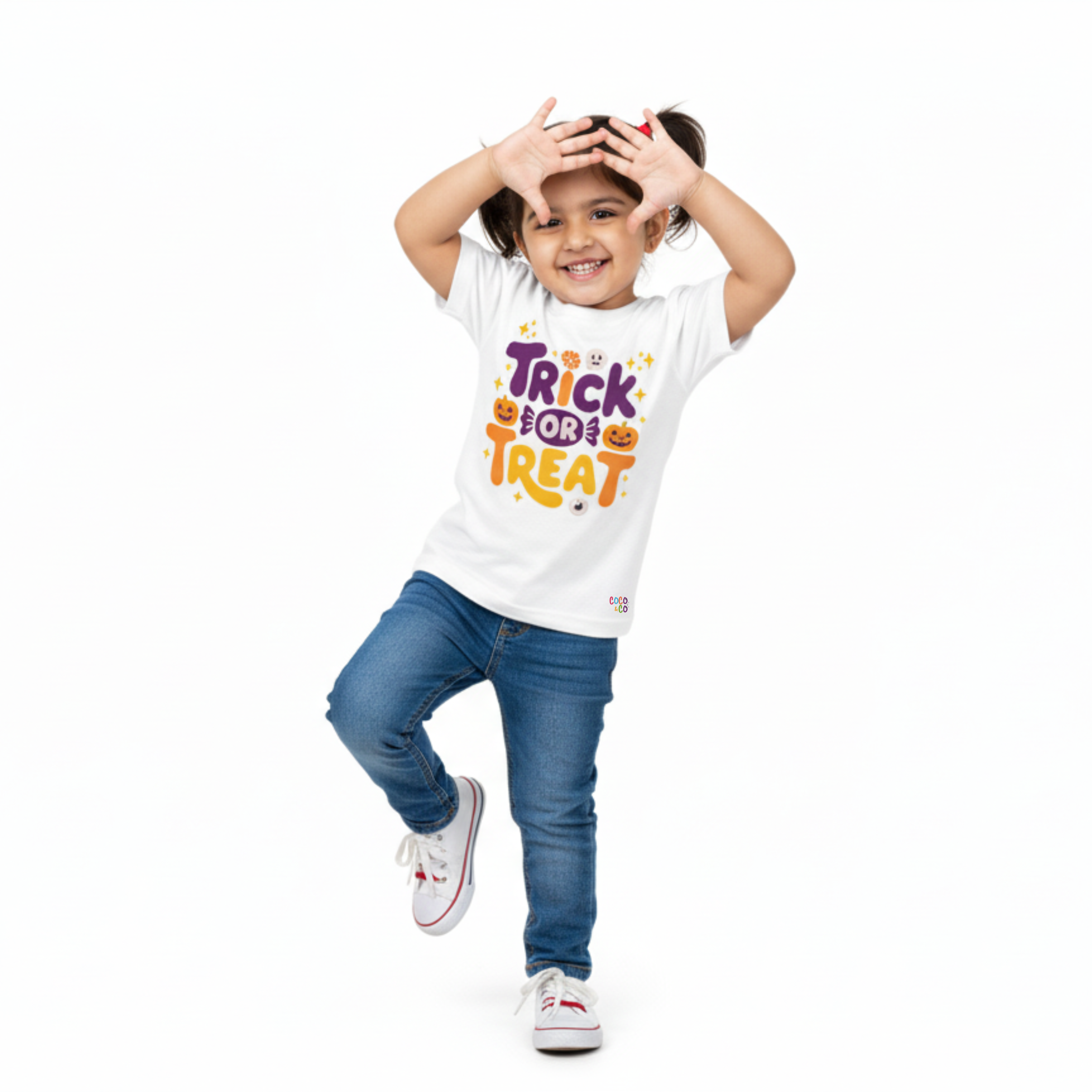 Trick or Treat Tee – White