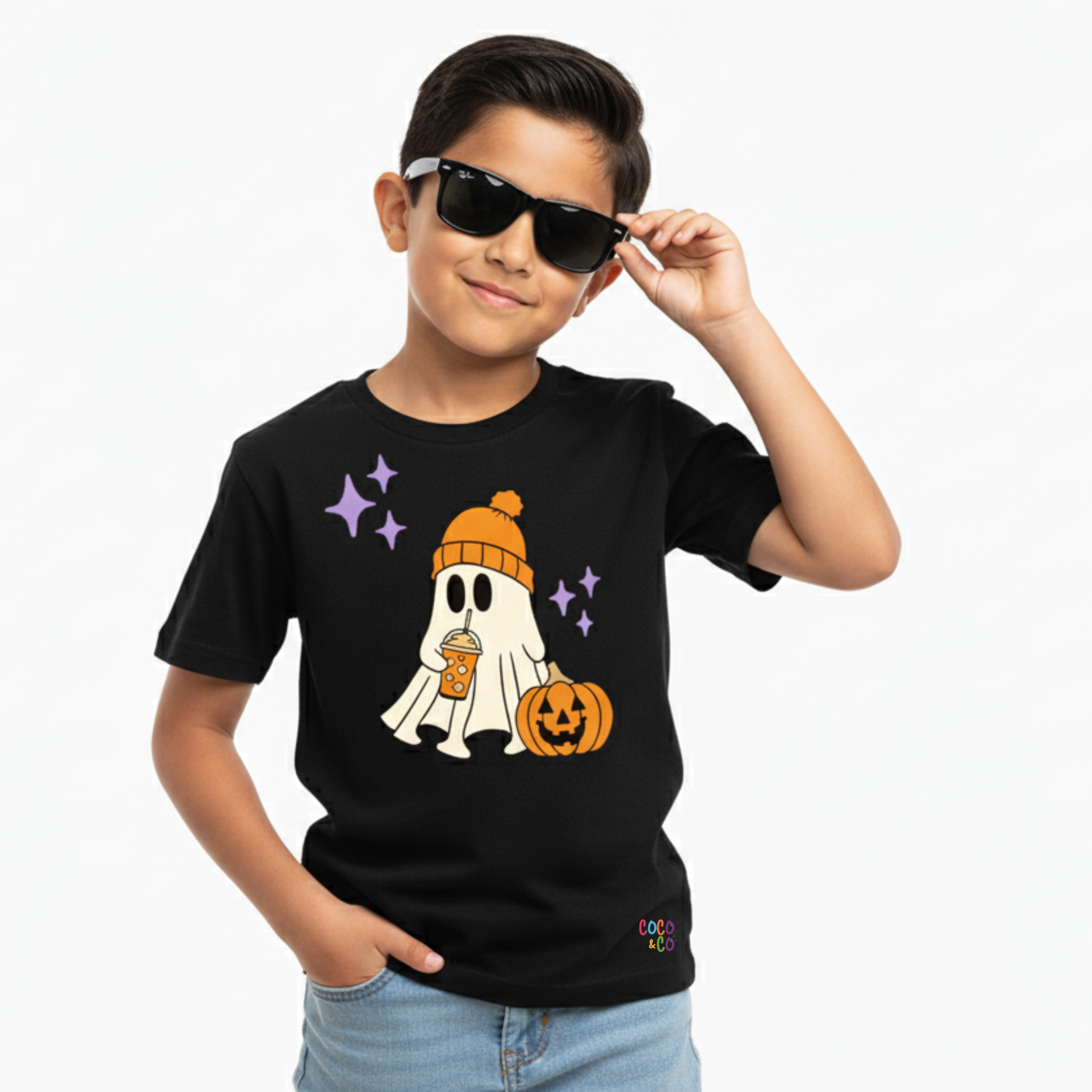 Cool Ghost Boys Tee – Black