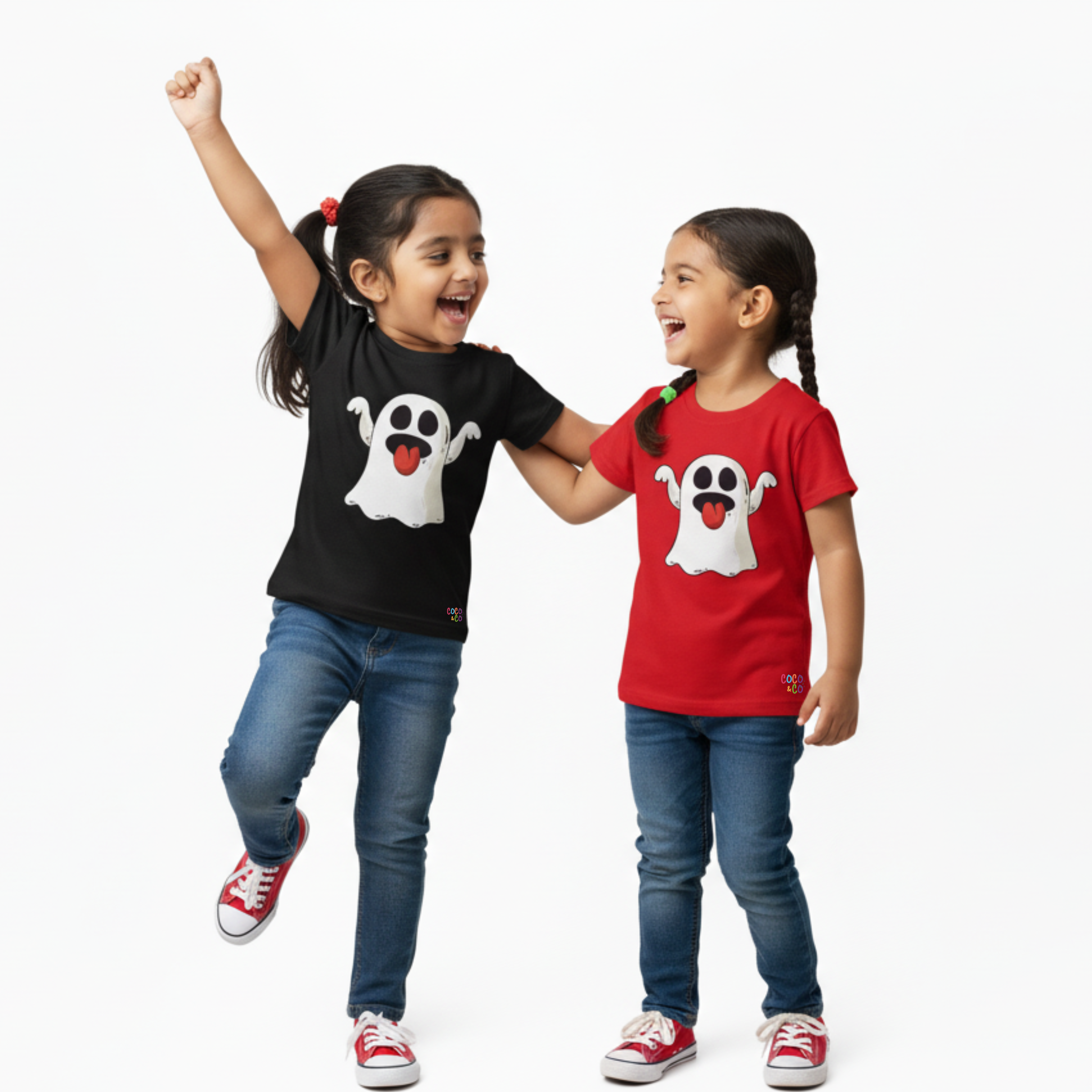 Spooky Ghost Tee – Red