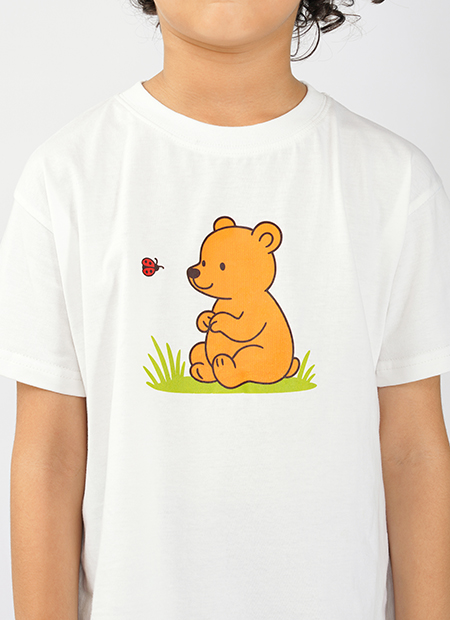Bear and Lady bug oversized Tee