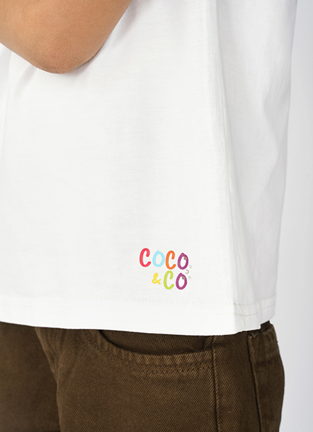 Bear and Lady bug oversized Tee